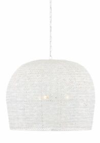9000-0869 Piero 3 Light Large Chandelier In 25 Inches Tall And 31.5 Wide White