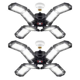 200w Pinsai 783682611817 Led Garage Light Super Bright Screw In E26/e27 Ceiling Shop Work Lamp 2