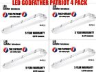 Pl-vt3-66sp4led Led Godfather Utility Shop Light 4 Ft 66 Watts Instant-on 8 070 Lumens Garage Pack New 023071237304