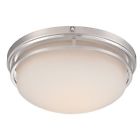Led303l-sp Platinum Led303l - Ramsey Satin Flushmount . Led 15w Designers Fountain