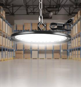 Bk020 Plovora Ufo High Bay Led Light 200w 34000lm 5000k Warehouse Shop Garage Ip65
