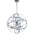 Polished 25133pc Sputnik 9-light Lighting Chrome Pendant Maxim