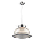 60004-1 Polished Elk Halophane Pendant Lighting Collection Chrome