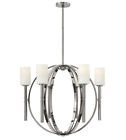 3586pn Polished Light 6 Lighting Chandelier Hinkley Margeaux Nickel