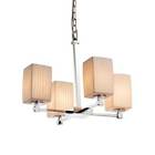Por-8420-15-wfal-crom-led4-2800 Justice Design Group Limoges Tetra Light 784689008396