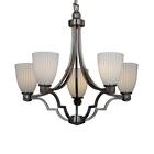 Por-8500-18-plet-nckl Justice Design Group Argyle Chandelier 784689615273