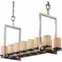 Por-8769-10-banl-nckl Dakota Justice Design Limoges Chandelier Brushed Nickel 784689765930