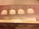 0159577 Portfolio Light 4 Antique Nickel Bar Vanity