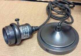 4543823 Pottery Barn Pb Classic 6ft Cord Hanging Pendant Light Lighting Bronze Hardwire