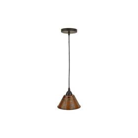 L300db Premier Copper Products 1-light Hammered Ceiling Mount Cone Pendant In Oil Rubbed Bronze