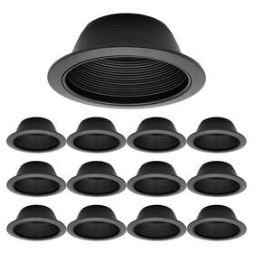 B631rb-12p Procuru 6 Inch Recessed Baffle Trim Metal Bronze Can Light 12 Pack