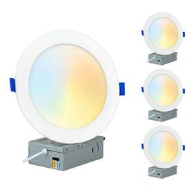 V6sl-5cct-4p Procuru 4-pack 6-inch 2700k-6000k 5cct 12w Led Color Selectable Heavy Duty Ultra-thi