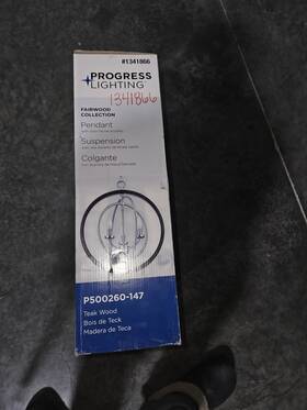 P500260-147 Progress Lighting 1341866 Fairwood Satin Nickel See Pictures Of Sealed Box
