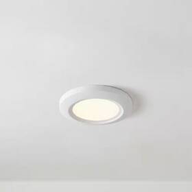 Progress Lighting 313034574578 Emblem Collection 5-1/2 Inch Slim-line White Low Profile Integrated Led Surface F