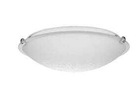 Progress Lighting 785247244607 Linen Dome 16.25 Inch 3-light With Etched Transition Flush Mount Light