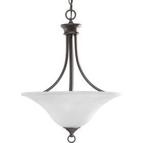 Progress Lighting P3474-20 3light Foyer Pendant Trinity Collection Indoor P347420 Antique Bronze