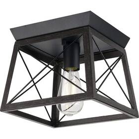 P350022-031 Progress Lighting 1-light Ceiling Light Flush Mount Interior Kitchen Hallway Textured Black