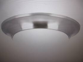 P350146-009 Progress Lighting 11.5 Inch 1-light Brushed Nickel Etched Glass Flush Mount