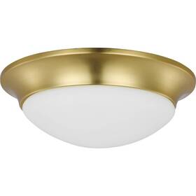 P350147-012 Progress Lighting - Two Light Flush Mount Close-to-ceiling Etched Glass