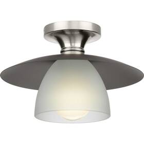P350233-009 Progress Lighting P350233 Trimble 12 Inch W Semi-flush Ceiling Fixture - Nickel
