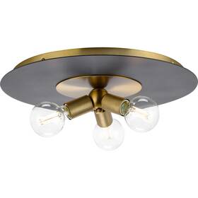 P350248-109 Progress Lighting P350248 Trimble 3 Light 18 Inch W Flush Mount - Bronze