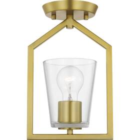 P350258-191 Progress Lighting P350258 Vertex 5 Inch W Semi-flush Bowl Ceiling - Gold