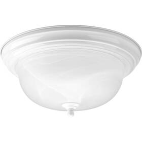 P3925-30 Progress Lighting White Close-to-ceiling Light 2-75-watt Medium Base Bulb Compatible