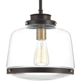 P500061-020 Progress Lighting Judson One-light Pendant Brown