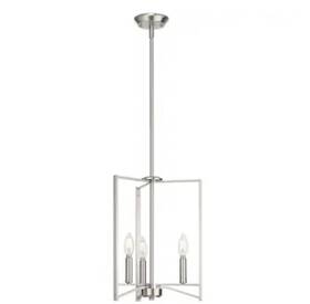 P500454-009 Progress Lighting Roxobel Brushed Nickel 3-light Modern Pendant