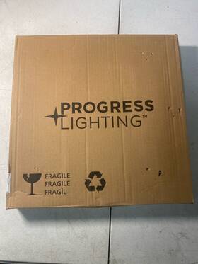 Progress Lighting P860051 Everlume Collection Black 14 Inch Edgelit Round Trim Ring