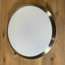 Mxl1141-l28k9027n Project Source 13 Inch Brushed Nickel Led Flush Mount 1500 Lumens