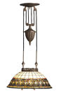 65170 Provencia Tiffany Light Pendant Kichler Stained Bronze 3 Glass