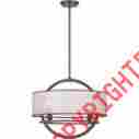 Ptd2820wt Ptd2820 Quoizel Portland With Western Bronze Finish Pendant