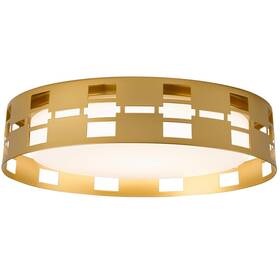 C3947 Puncoll Gold Flush Mount Light Fixture - 13-inch Ceiling Lights 3000k -c3947 Tb
