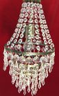 Pxx144 Laura Ashley Home Estella Crystal Pendant Ceiling Chandelier Brass