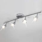 Qcyuui Modern 4-light Track Lighting Kit Flush Mount Wall Ceiling Spot