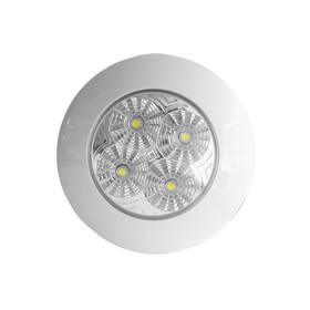 123w-01 Qhlightlux 4.7 Inch Rv Led Ceiling Light Dome Lighting Fixture Surface Mount Round Int