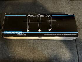349-7801 Quantum Lighting New Halogen Cable Kit 3 Lamps 20 Watt