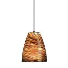 800mpsonbz Quick Lighting Tiella Sonya Bronze Connect Monopoint Glass Pendant