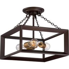 Bkh1714wt Quoizel - Display Open Box 3-light Semi Flush