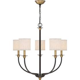Quoizel Lighting 611728298893 Audley - 5 Light Chandelier -traditional Installation