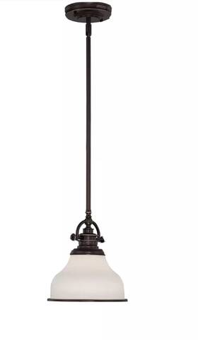 Grt1508pn Quoizel Lighting Grant - 1 Light Mini Pendant-palladian Bronze Finish