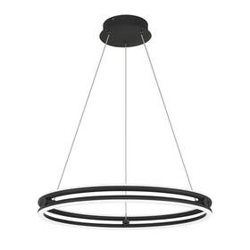 Pcgvs2824mbk Quoizel Lighting Graves - 47w 1 Led Pendant In Transitional Style 24 Inches Wide By 2.25