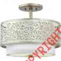 Js1715bn Quoizel Mount 15 Josslyn Semi-flush Flush Mountsemi Nikl Brsh