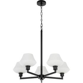 6221-5-59 Quorum International Cassini Chandelier Matte Black
