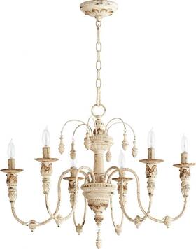 6316-6-70 Quorum Lighting - Six Light Chandelier Salento 6