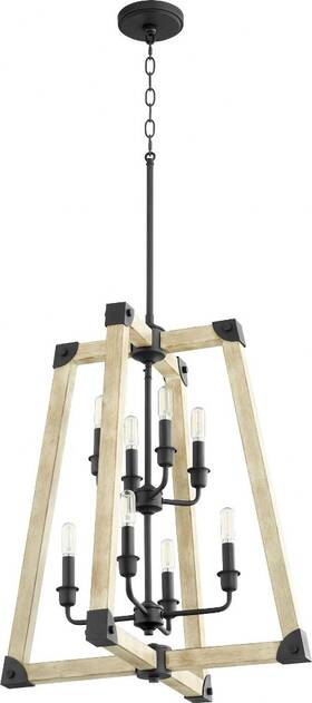 6789-8-69 Quorum Lighting - Eight Light Entry Pendant Alpine 8