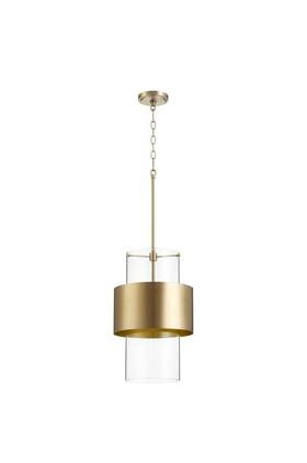 8013-80 Quorum Lighting - One Light Pendant 1 Drum In