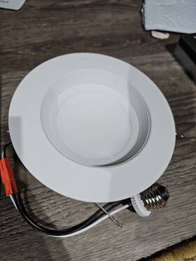 Dlr0144 Rab Eclps6b In Led Retrofit Downlight With Nightlight Color Temp Adjustable 120v