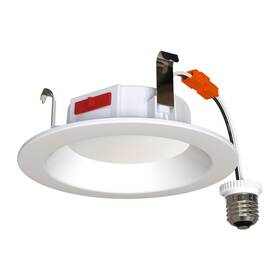 R34-4 Rab 4-inch Led Downlight Retrofit 7w 5 Color Temps 120v White Smooth Trim